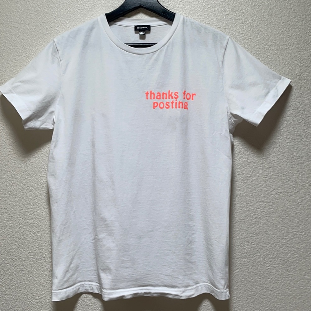 Diesel T-Diego-J20 white Thanks for posting shirt